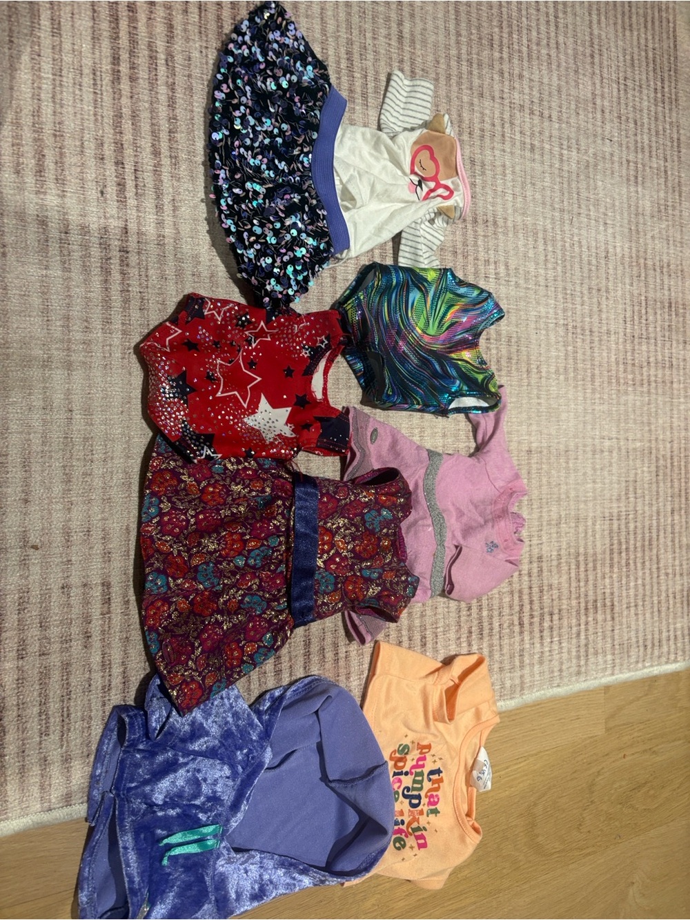 American girl multicolor clothing bundle